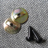 Bezpečnostní oči, černá barva, 4,5mm