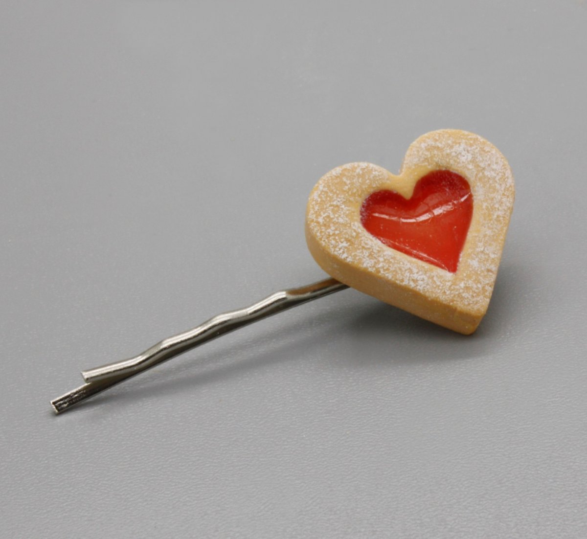 linecké  .. linecké srdíčko jako sponka