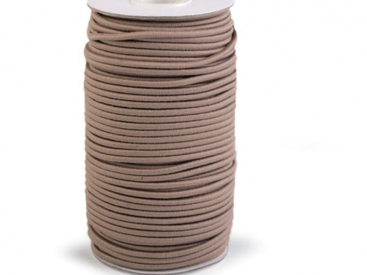 Kulatá pruženka 3 mm (3m) - hnědá
