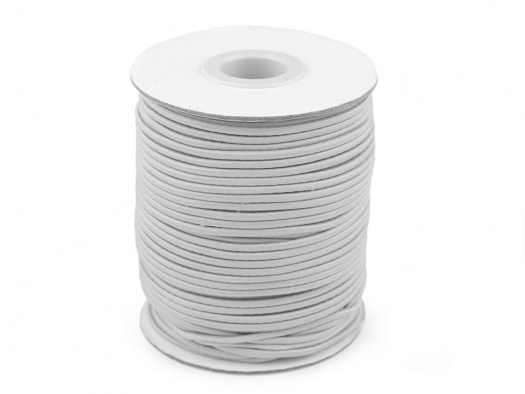 Kulatá pruženka 2 mm (3m) - šedá
