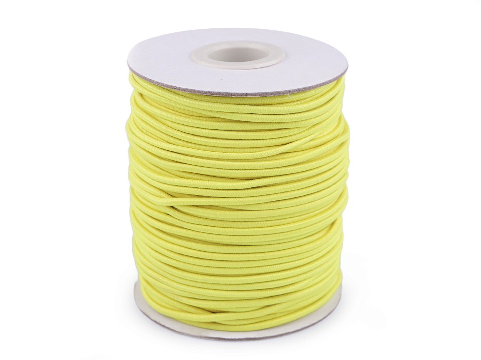 Kulatá  pruženka 2 mm (3m) - žlutá