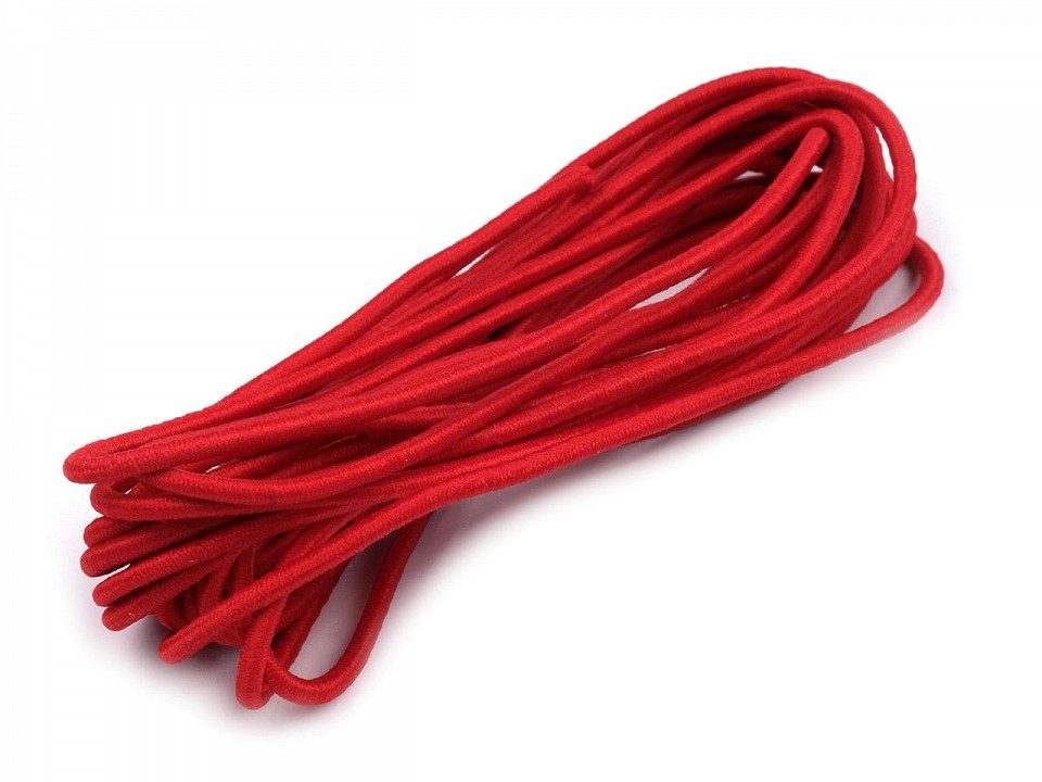 Kulatá pruženka 2 mm svazek (3m) - červená