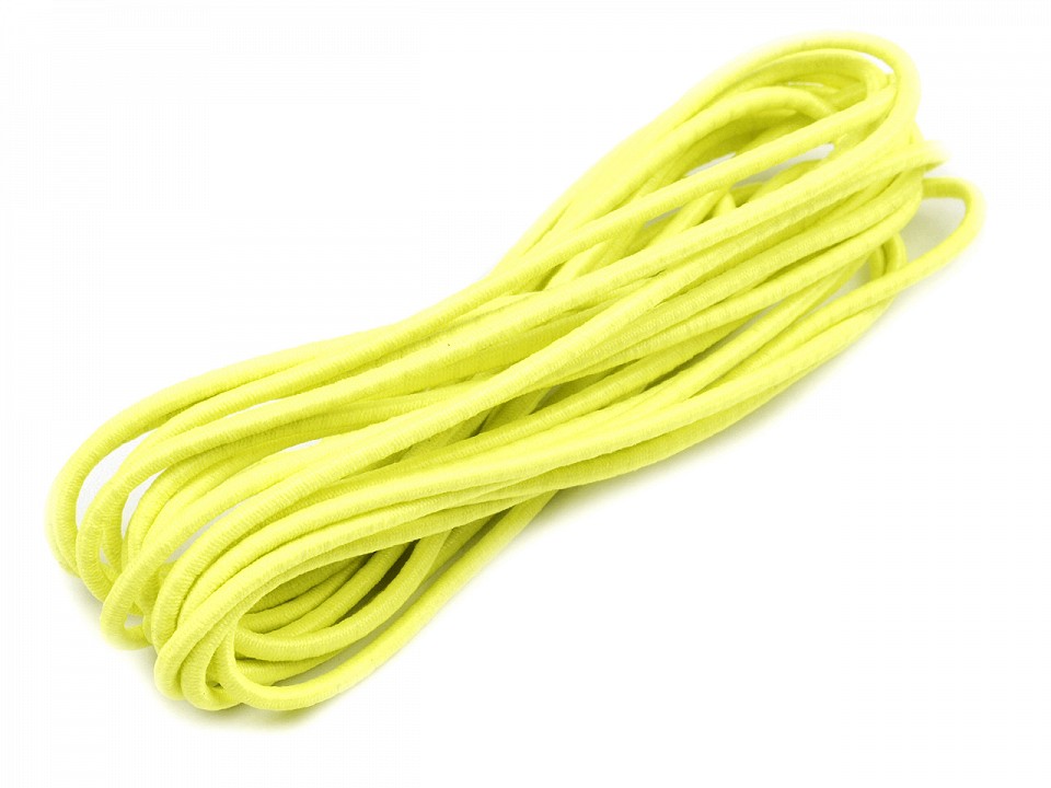 Kulatá pruženka 2 mm svazek (3m) - žlutá
