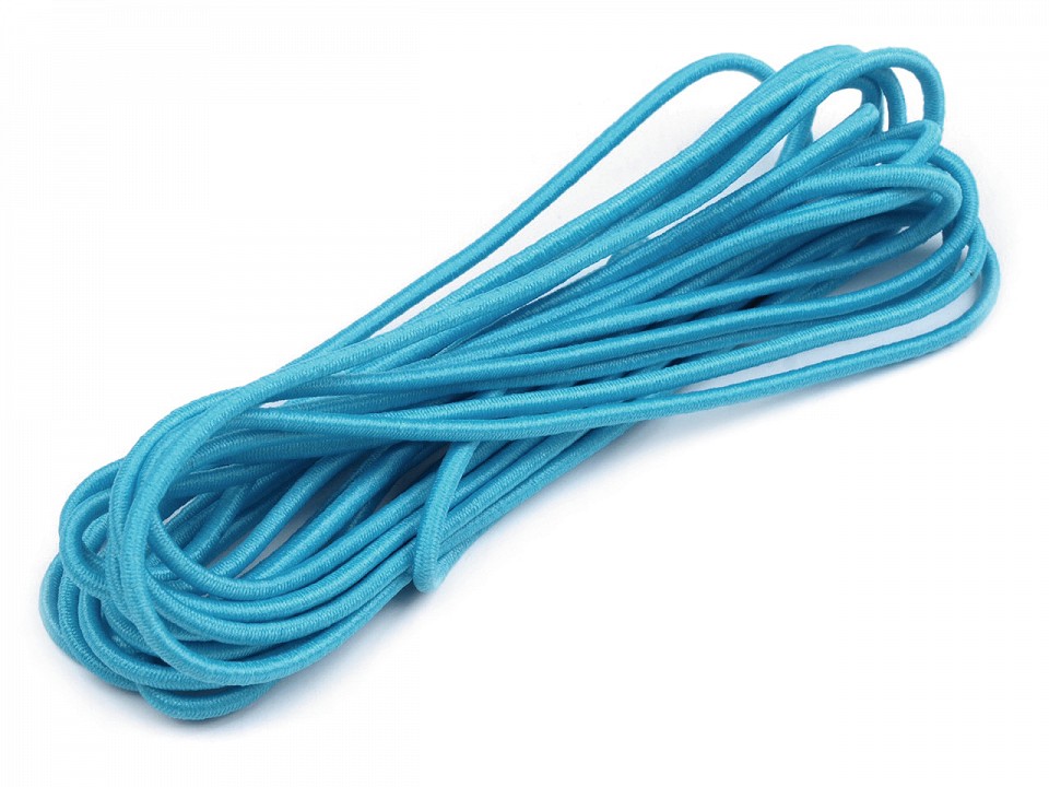 Kulatá pruženka 2 mm svazek (3m) - sv.modrá