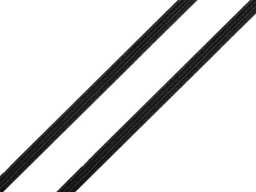Pruženka šíře 3 mm (5m) - černá