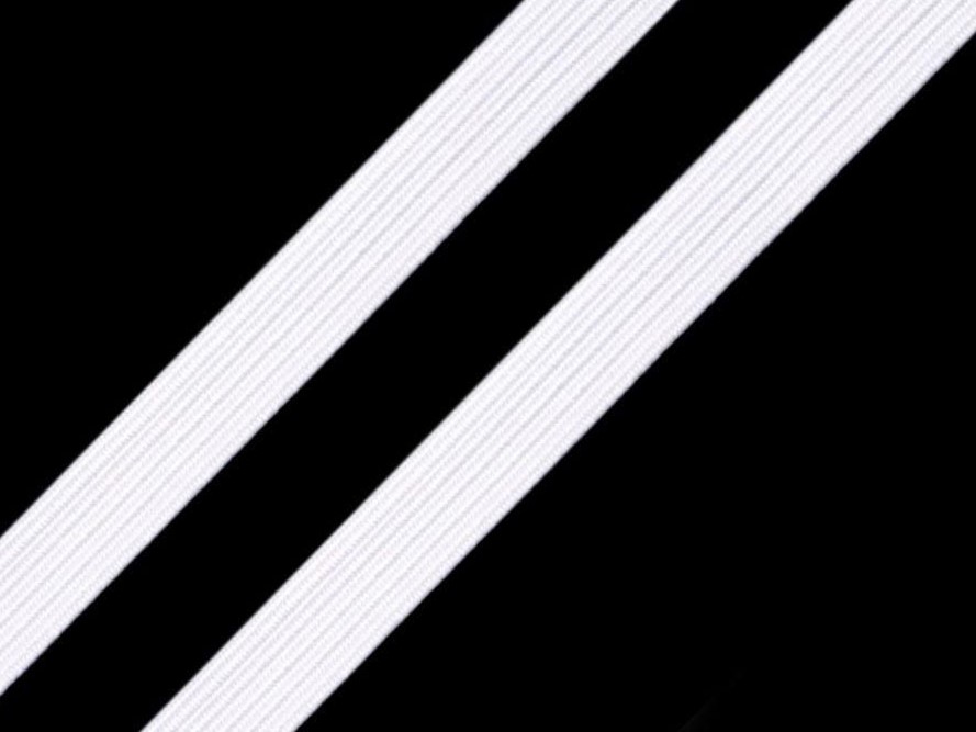 Pruženka plochá šíře 5 mm (5m) - bílá