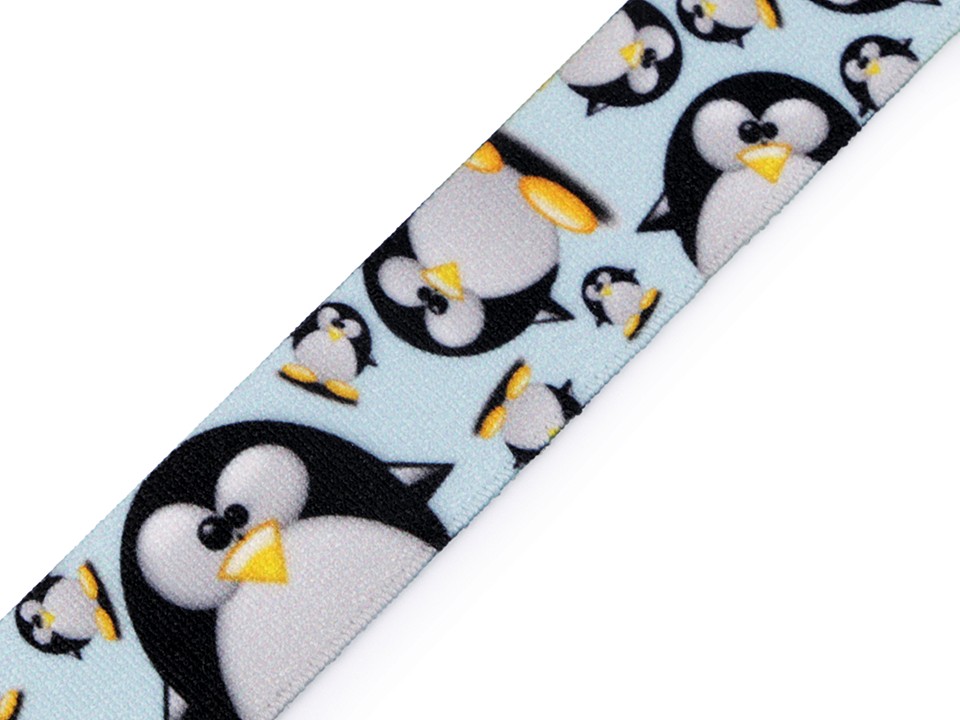 Pruženka s potiskem šíře 25 mm (1m)