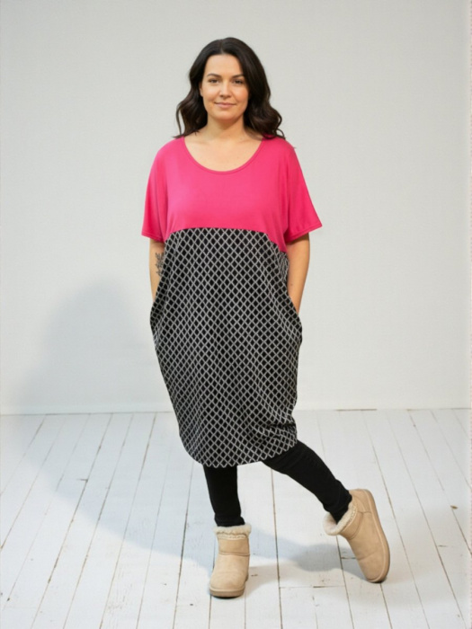 Dámské šaty Pink  -L/XL