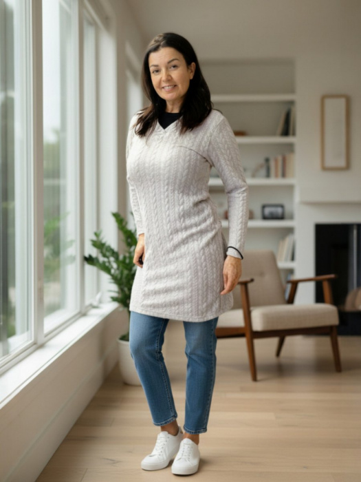 Dámské šaty copánky MOCA