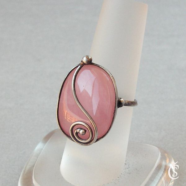 Spirálkový prsten - Růženín