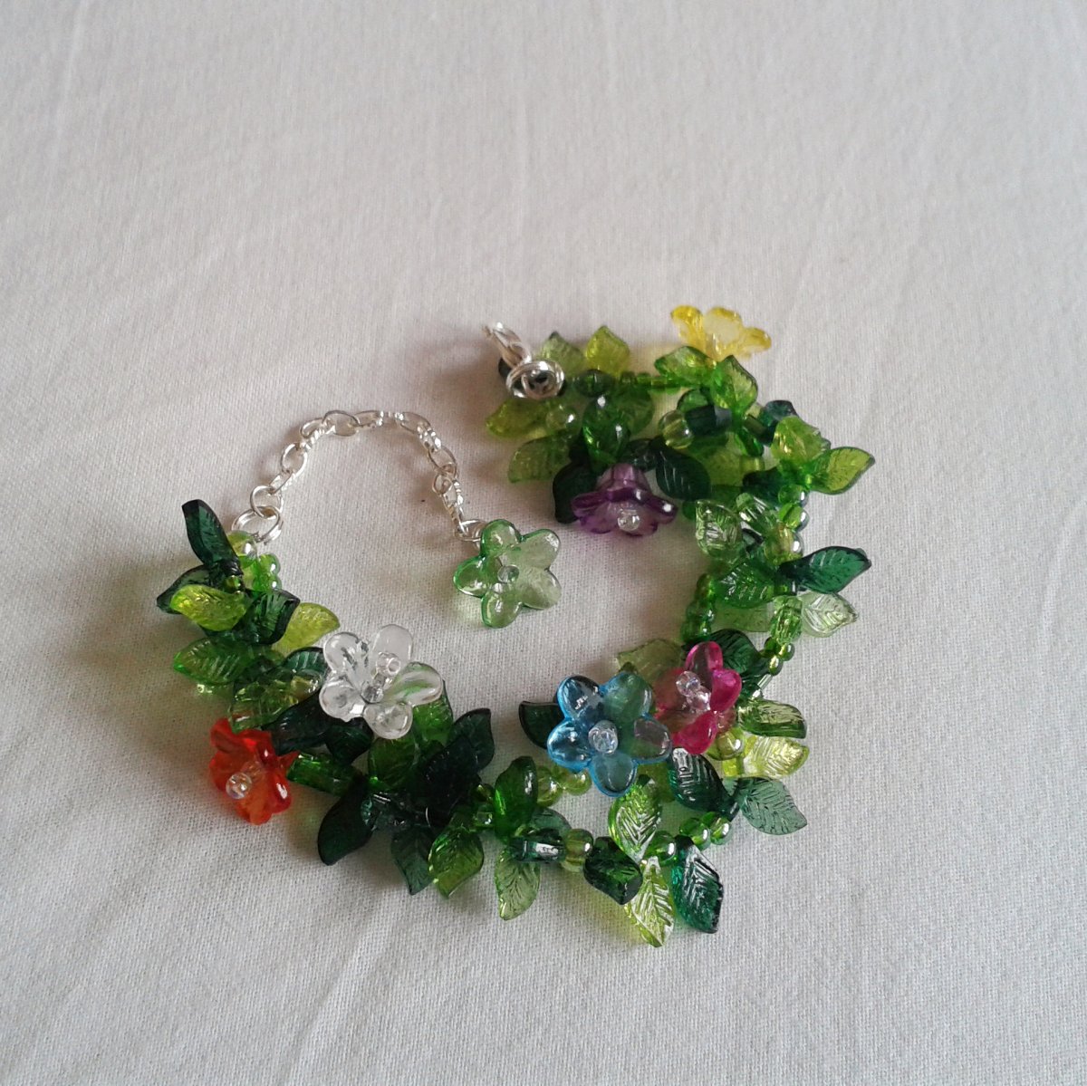 SLEVA - Rozkvetlá louka 2 - náramek  (450)