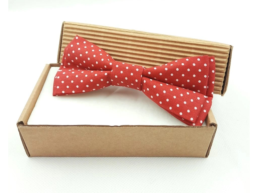 Pánsky motýlik - červený