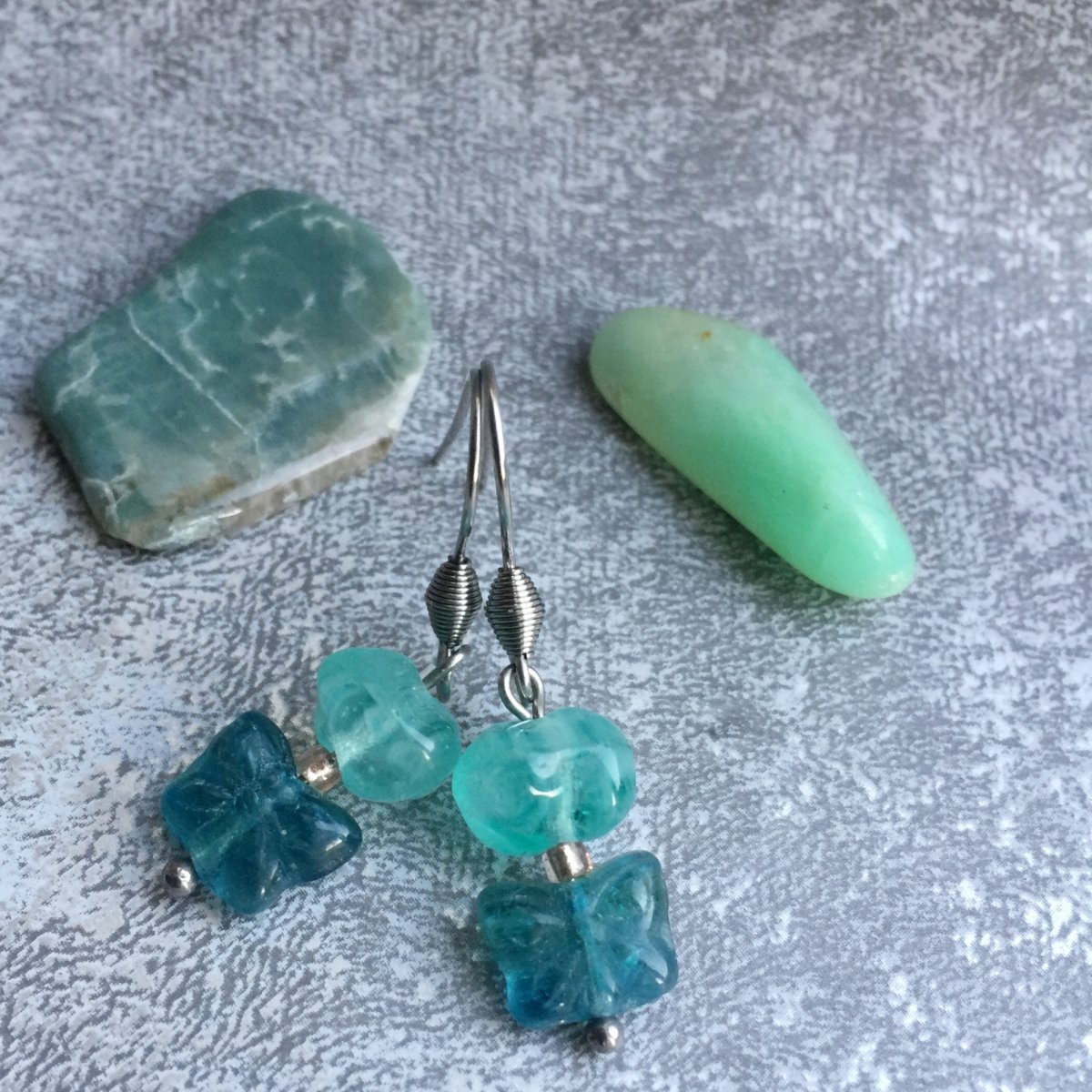 Mentolové náušnice