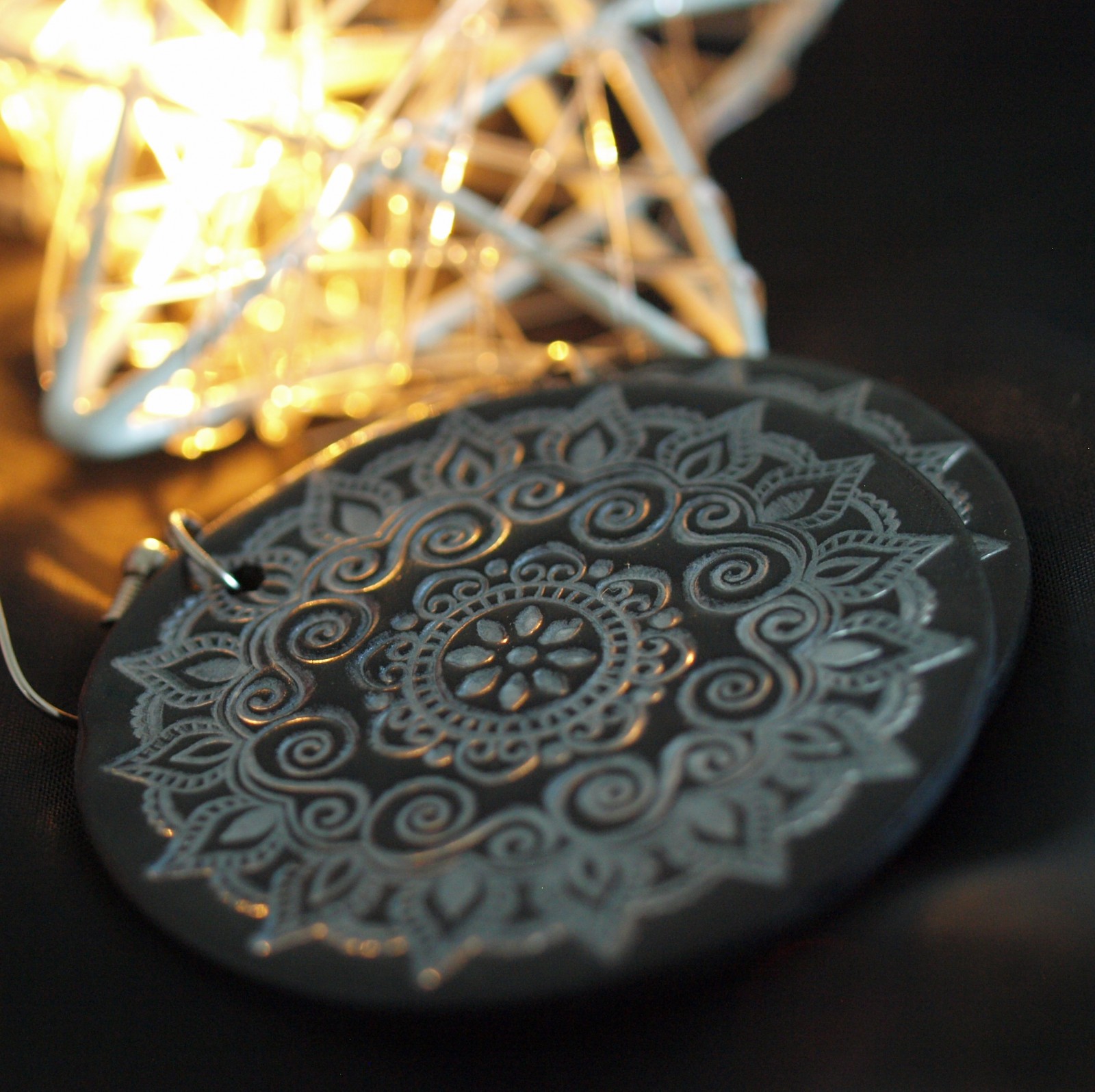 Světlo noci - náušnice