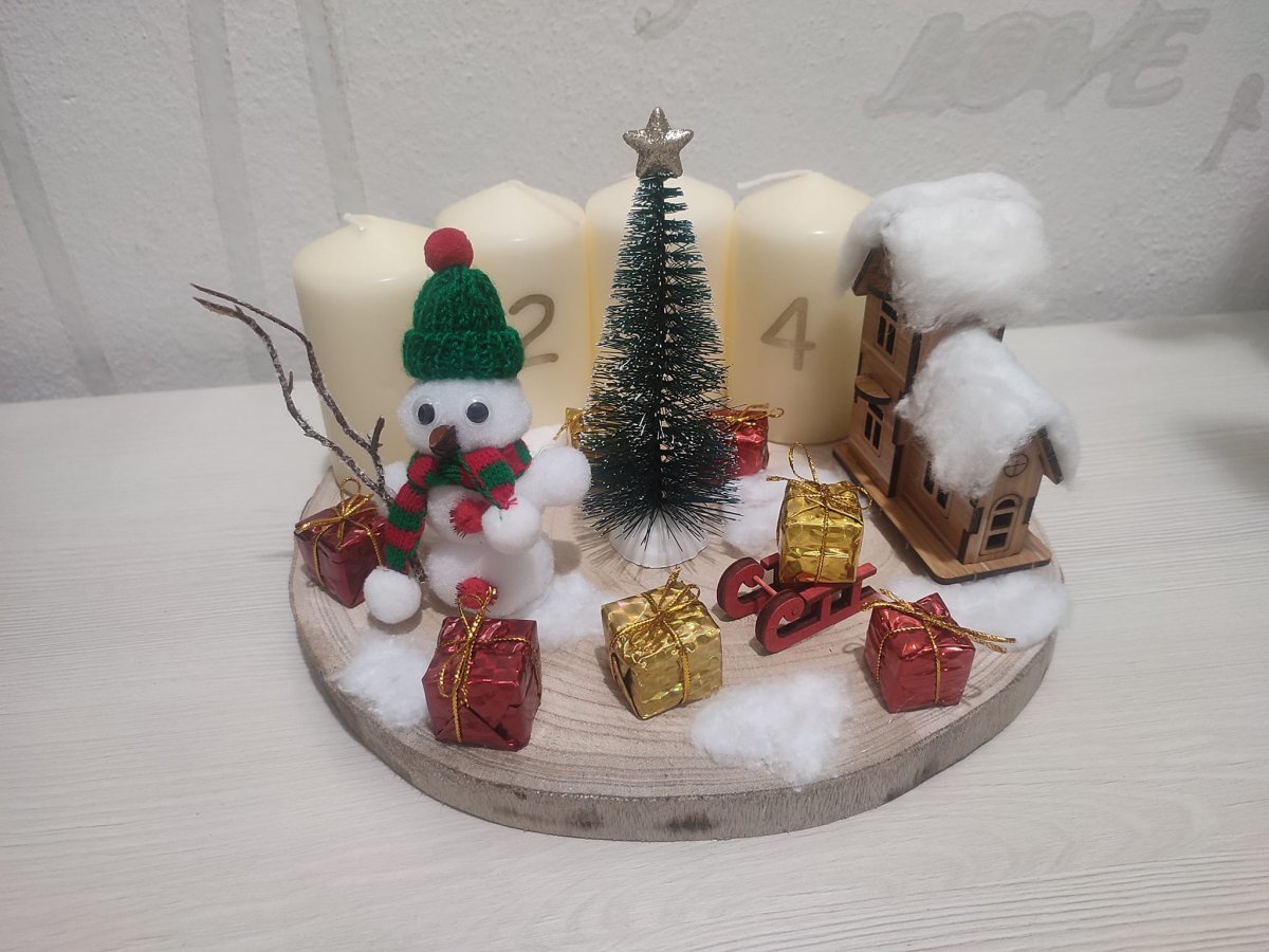 Adventní věnec náměstí 