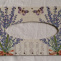 Dno na pletení pedigem - na kapesníkovník - Levandule kytice