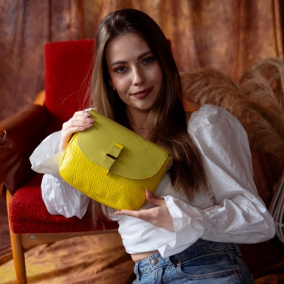 Malá kožená kabelka - KAMILA