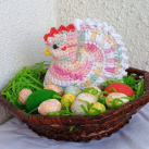 Slepička pestrobarevná s bílou