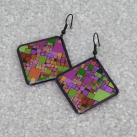 Velké barevné náušnice