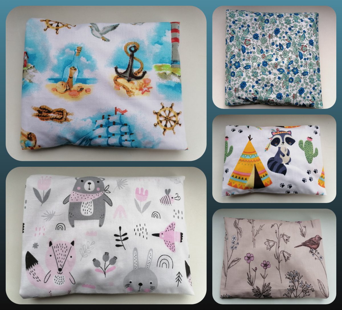 Nahřívací / chladící polštářek plněný pohankou