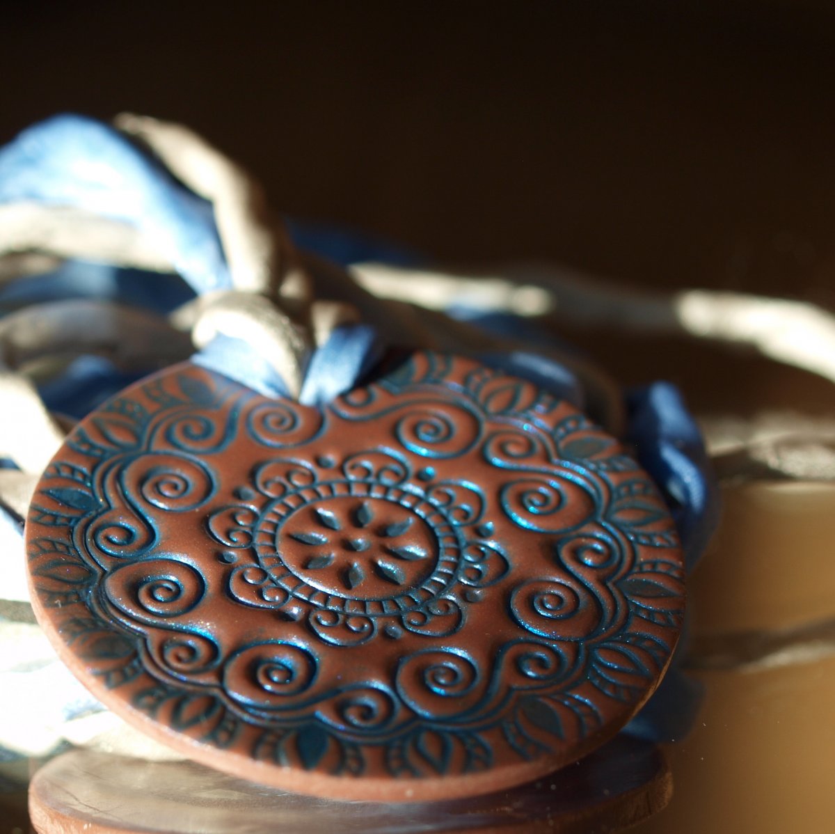 Náhrdelník - moře na poušti