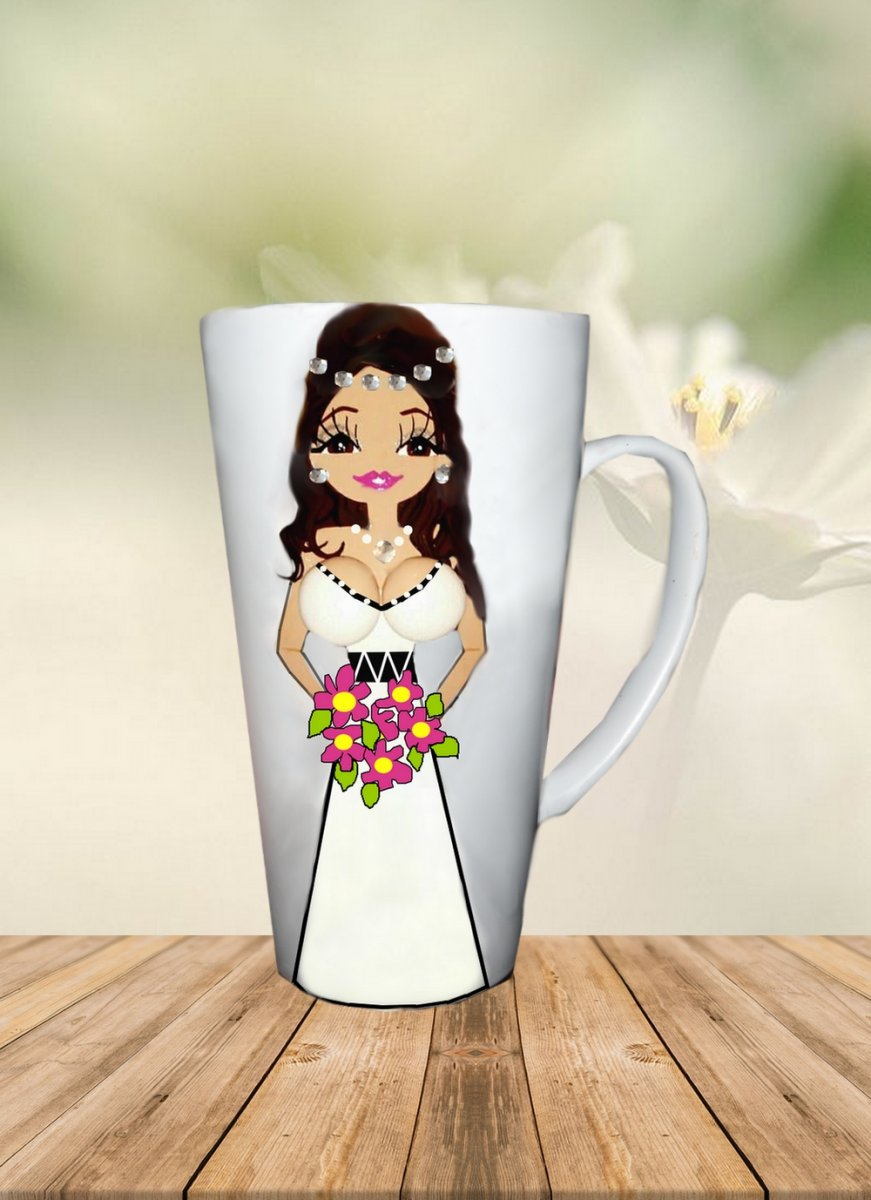 Hrnek velký - nevěsta (3D úpravy)