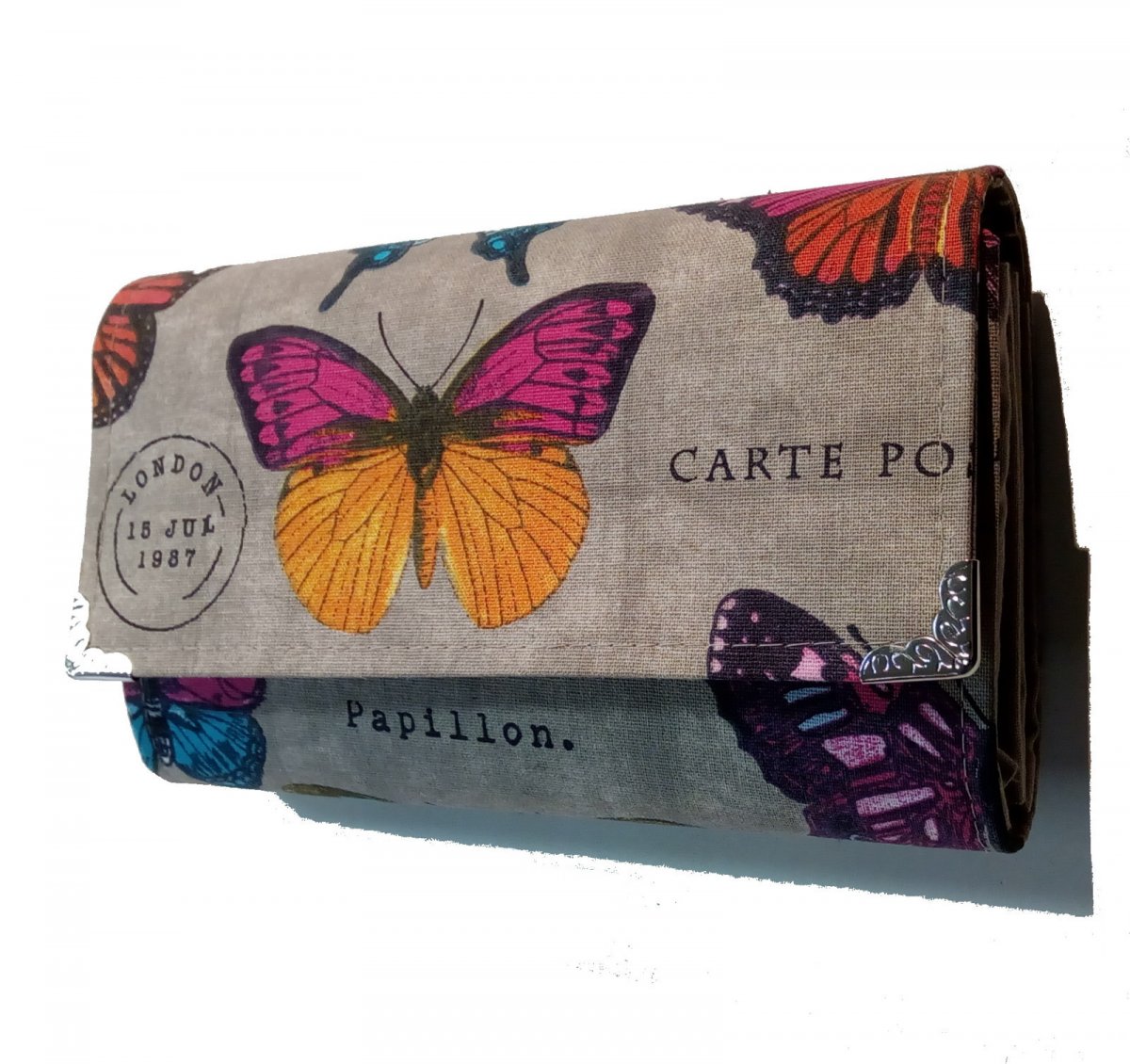 peněženka Růžový motýl 16cm