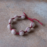 Náramek shamballa z obšitých kuliček