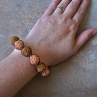 Dvojbarevný náramek macramé/shamballa