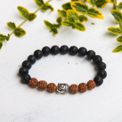 Náramek Rudrakša a láva