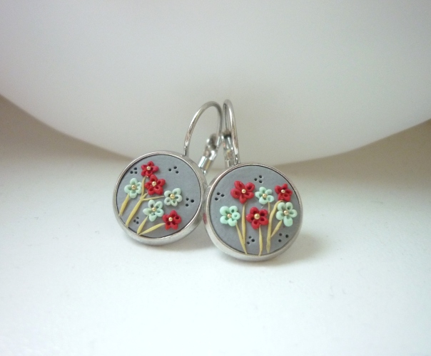 Blooming garden collection - fimo květinky