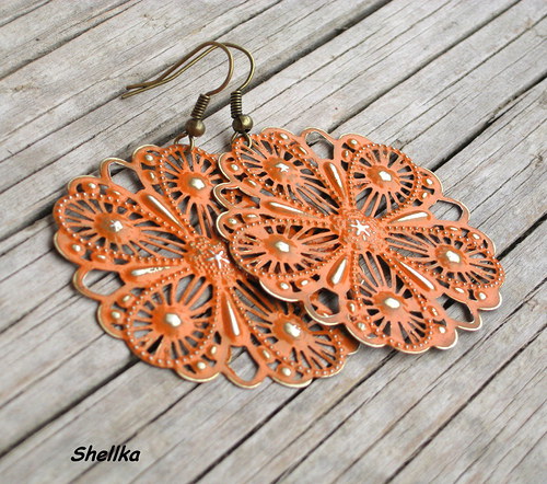 Náušnice ,,KVĚTY,,4