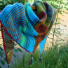 Pletený šátek - mokřady v Zambii