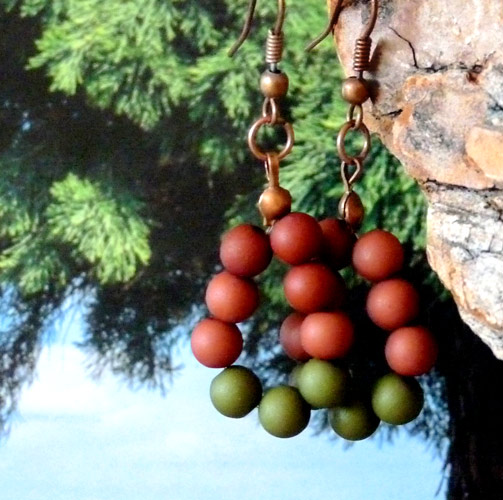 Náušnice - lesní slzy