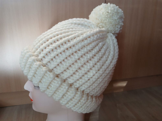 Pletený kulich různé barvy (dvojitý lem) SLEVA