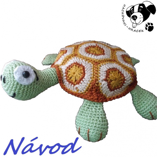 Želvička vodní - návod na háčkování