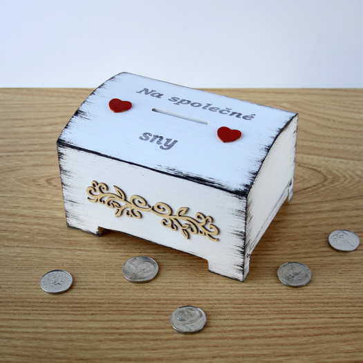 Svatební pokladnička - ihned k odeslání
