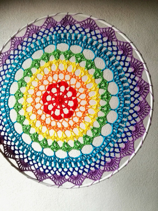 Krajka ČAKRY do kruhu 25 cm - bez kruhu 