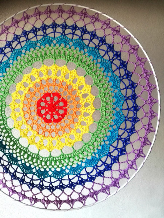 Krajka ČAKRY do kruhu 35 cm - bez kruhu 