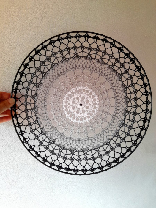 Krajka barevná do kruhu 35 cm - bez kruhu 