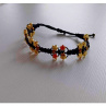 Náramek Shamballa s korálky