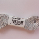 Taftová stuha se stříbrným krajem 