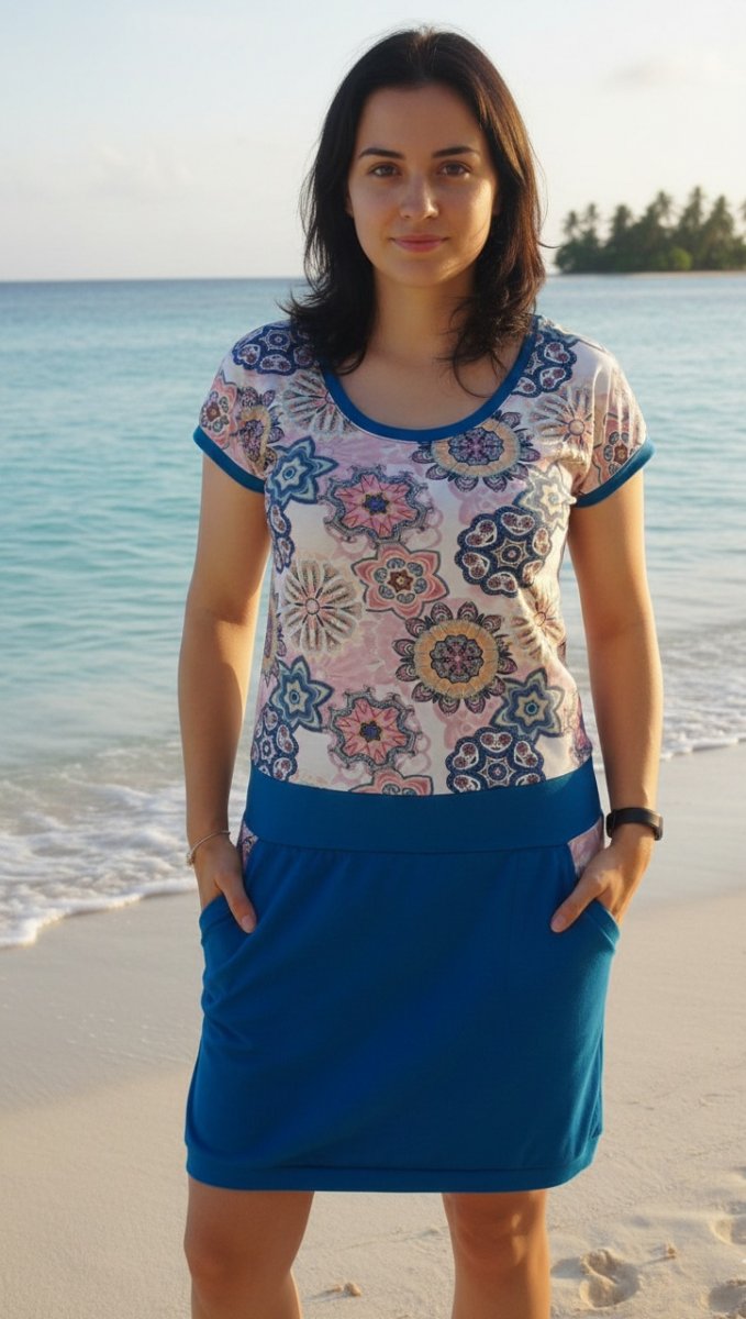 Šaty - mandaly, velikost L  ~ SLEVA ~