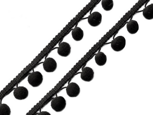 Prýmek šíře 30mm bambulky Ø15mm