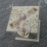 Dárková, svatební,originální krabička s poklopem vintage do růžova