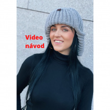 Video návod na zimní pletenou čepici ušanku