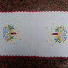 Ručne vyšívaná vianočná dečka PS54 obdĺžnik 51x30cm