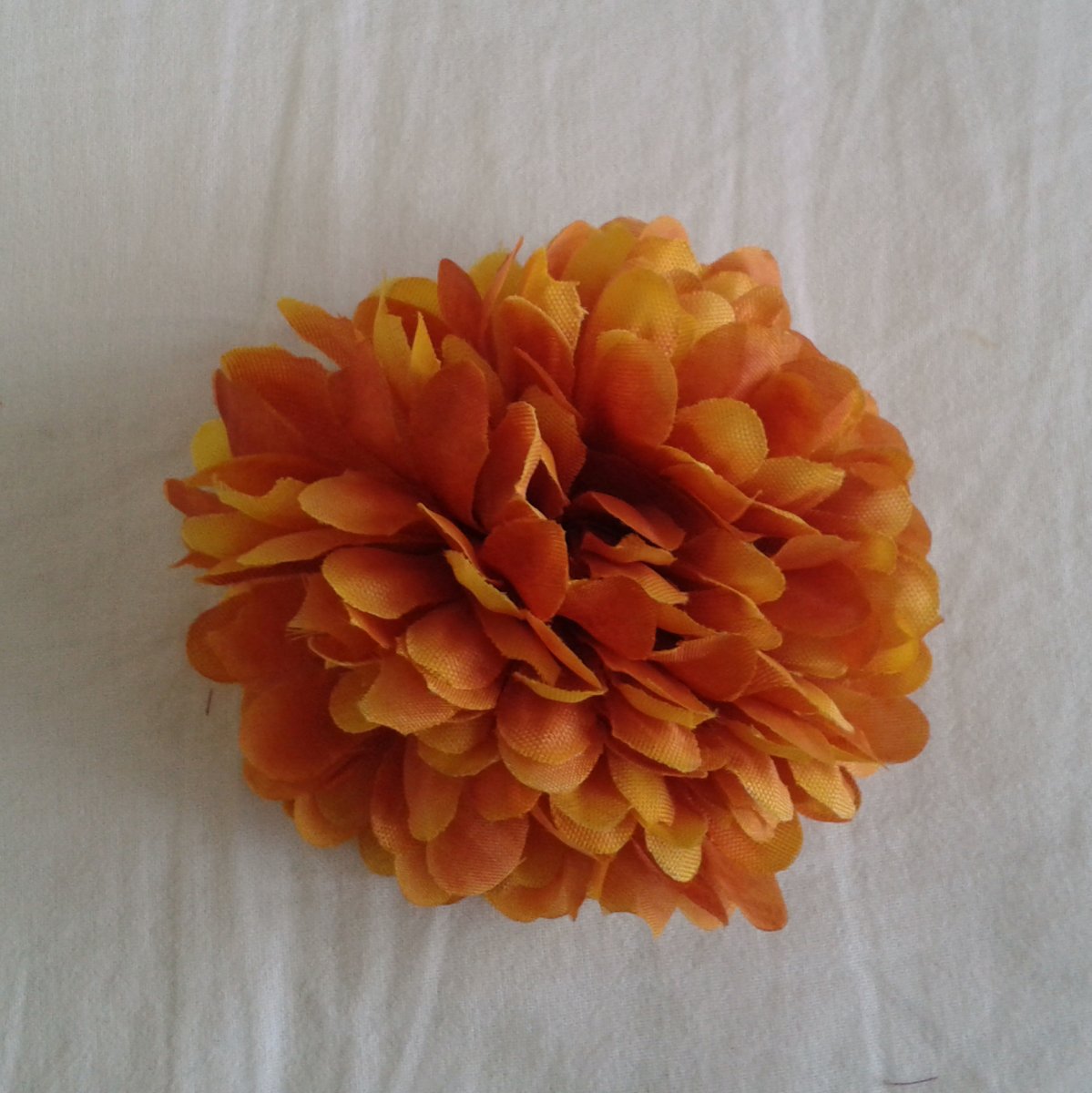 SLEVA - Květinová brož hnědo-žlutá 1 (520)