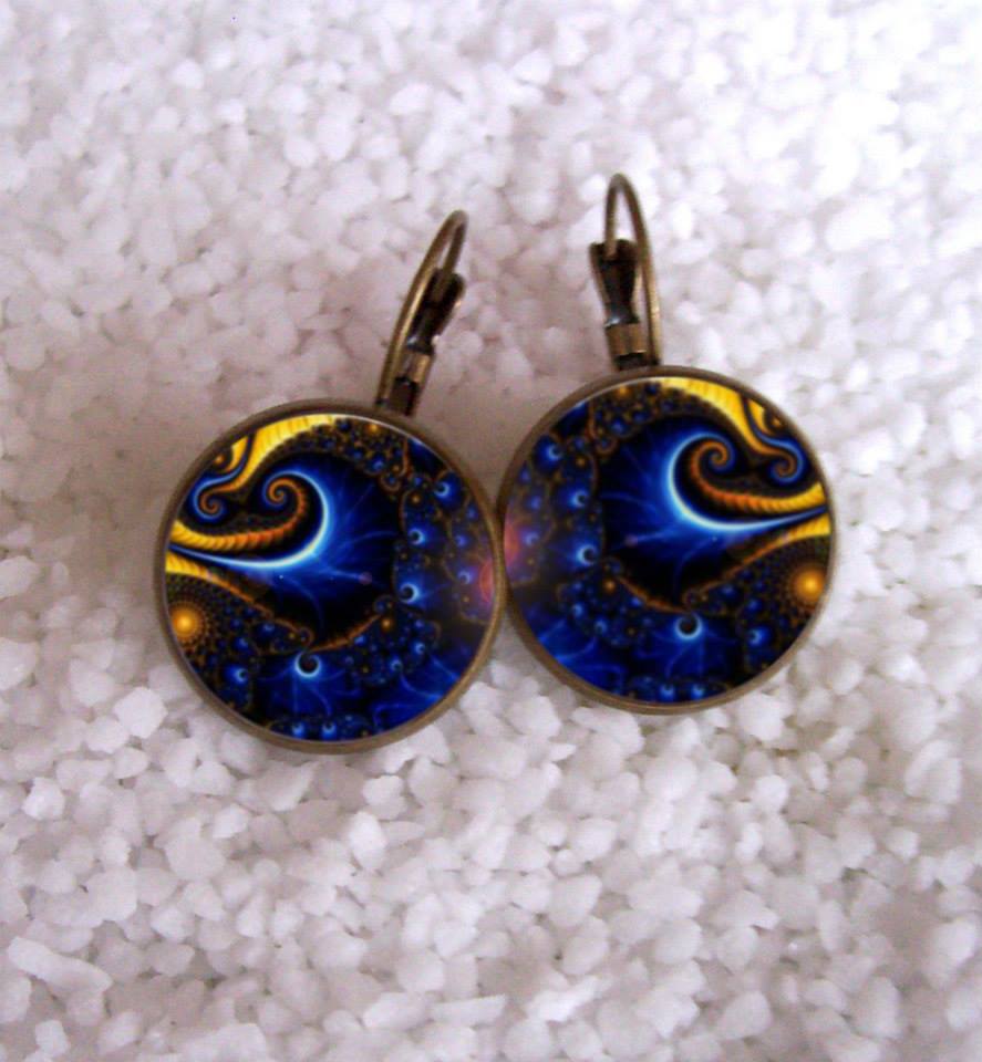 Náušnice z pryskyřice