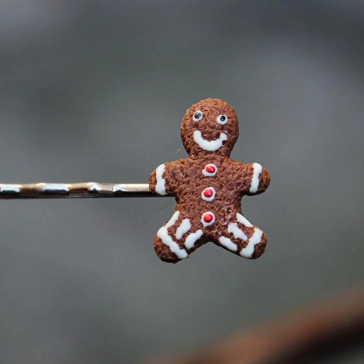 Gingerman, perníkový panáček, sponka do vlasů